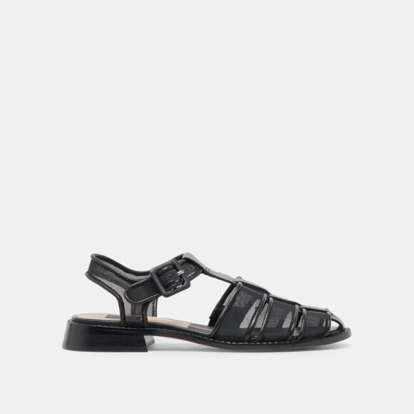 NEW DOLCE VITA Holish Mesh Fisherman Sandals IN onyx for women 1025 3t2 - Picture 7 of 14